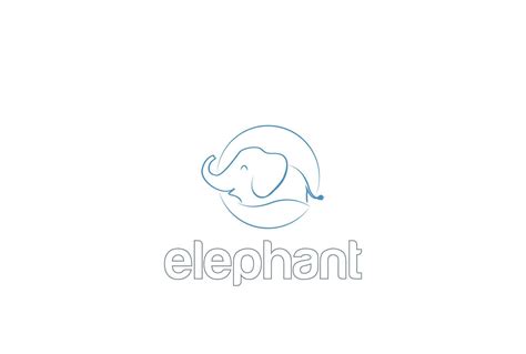 Elephant logo design idea 21336243 Vector Art at Vecteezy