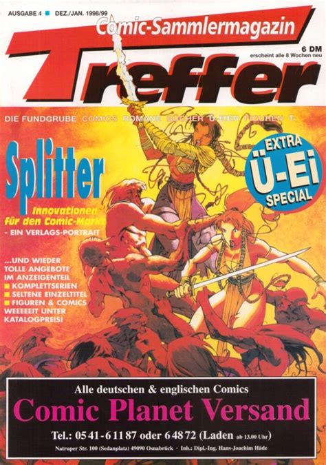 Treffer Das Sammlermagazin 4 Comicwelt Verlag Comics Wie Zu Alten