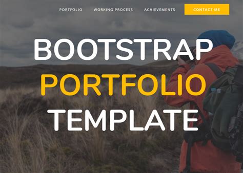 Bootstrap Portfolio Template - Awwwards Nominee