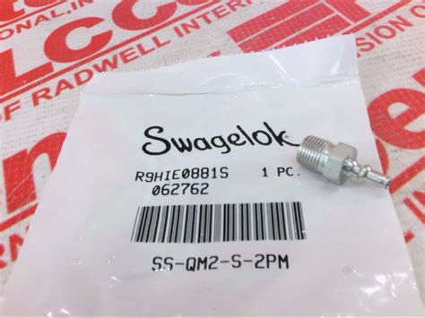 SS QM2 S 2PM Connector Terminal Pin By SWAGELOK