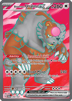 Bloodmoon Ursaluna Ex Twilight Masquerade Tcg Card Database