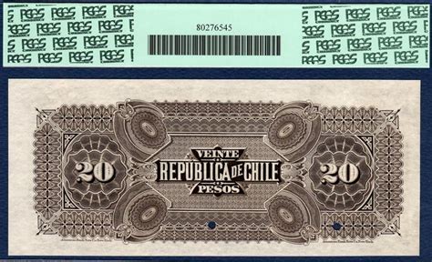 Chile currency 20 Chilean Pesos banknote, 1906 - 1914 issue