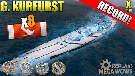 Grosser Kurf Rst Kills K Damage World Of Warships Gameplay K