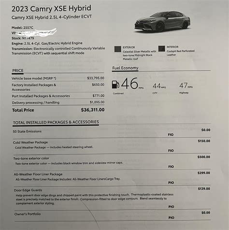 Camry XSE Hybrid - Is this a good deal : r/Camry