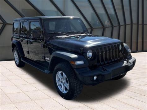 Pre Owned 2020 Jeep Wrangler Unlimited Sport S Convertible In Sand Springs P84557 Keystone