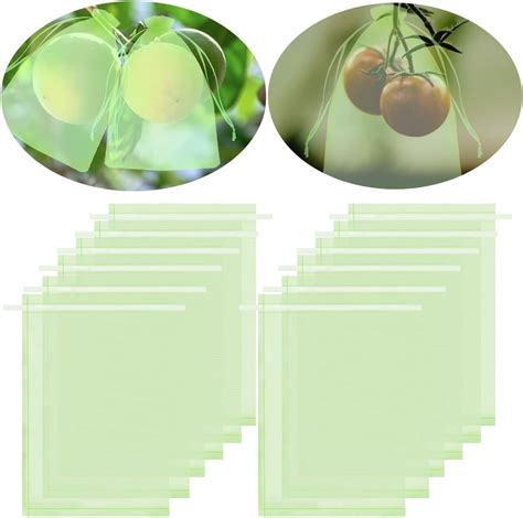 Amazon Pcs Fruit Protection Bags X Inch Fruit Netting Bags