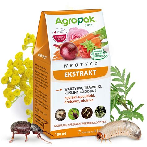 Wrotycz Ekstrakt Naturalny Oprysk Na P Draki Opuchlaki Agropak Ml