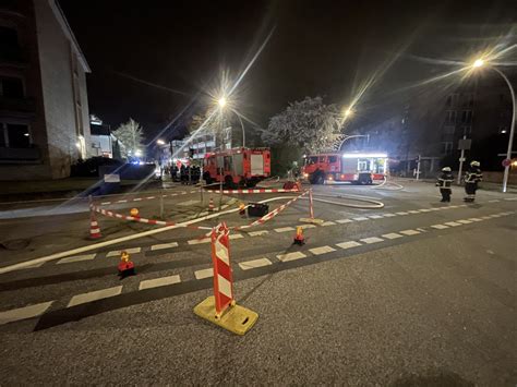 Freiwillige Feuerwehr Wandsbek Marienthal Feuer Alarm Mit