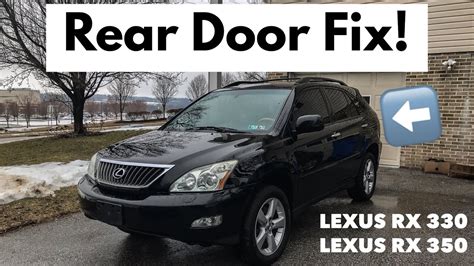 Fixing The Power Rear Door On A Lexus Rx And Rx Youtube