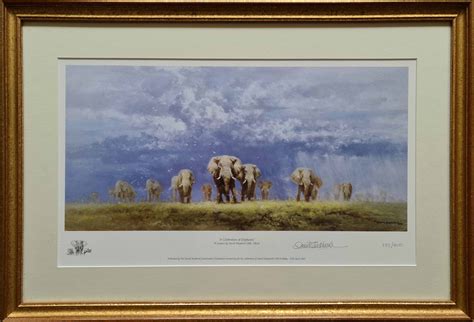 davidshepherd-celebrationofelephants, limited edition, prints