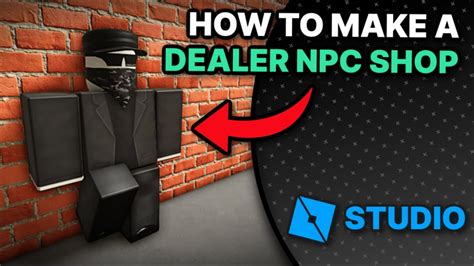 How To Make A Dealer Npc Shop In Roblox Studio Model In Desc Youtube