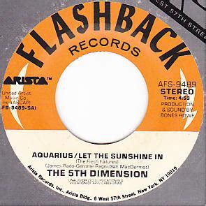 The Fifth Dimension - Aquarius / Let The Sunshine In (Vinyl) | Discogs