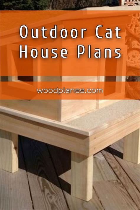 Diy Outdoor Cat House Plans | Cat house plans, Outdoor cat house ...