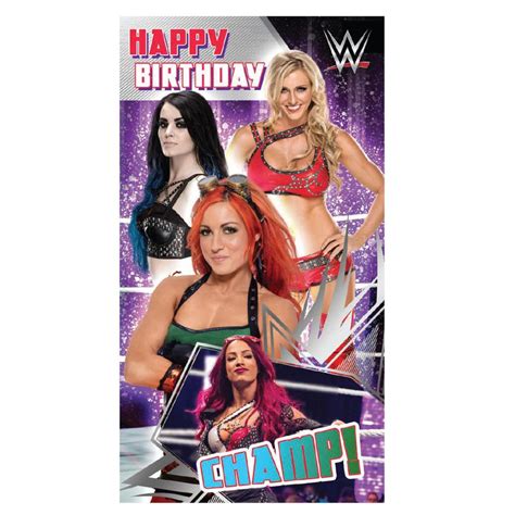 WWE Divas Birthday Card (WE032) - Character Brands