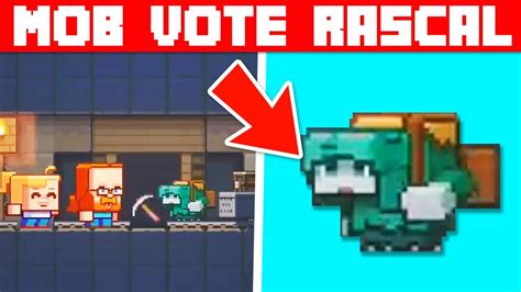 NUOVO MOB RASCAL Minecraft Live MOB VOTE 2022 YouTube