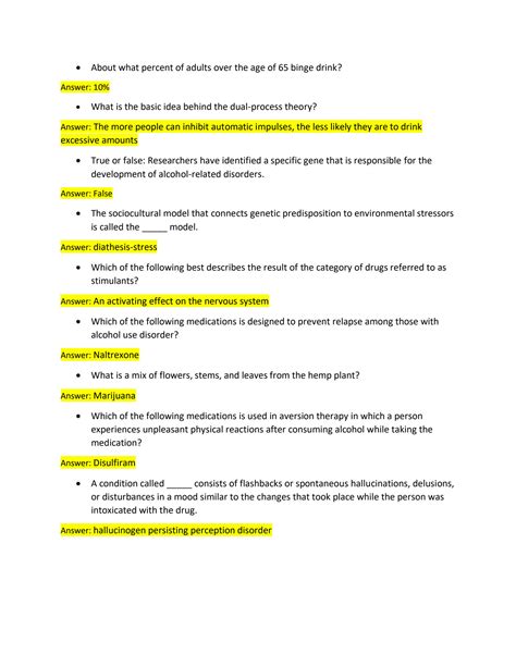 SOLUTION Chapter 12 Reading And Question Substance Related And