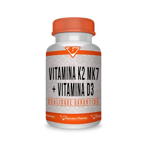 Vitamina K2 Mk7 120 Mcg Vitamina D3 Para Fortalecer Ossos