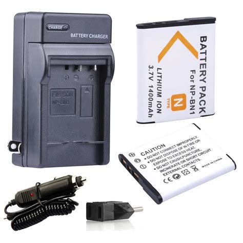 X Bateria Np Bn Np Bn Battery Car Charger For Sony Cyber Shot Dsc