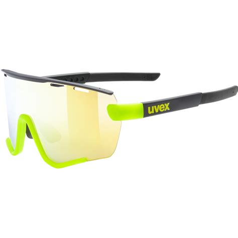 Uvex Sportstyle Set Glasses Sunbee Black Matt Supravision Mirror