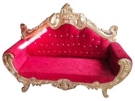 Wooden Modern Velvet Two Seater Wedding Sofa At Rs 15000 Piece In