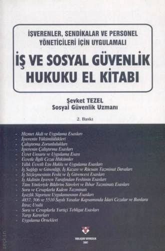 Ve Sosyal G Venlik Hukuku El Kitab Evket Tezel Kitap