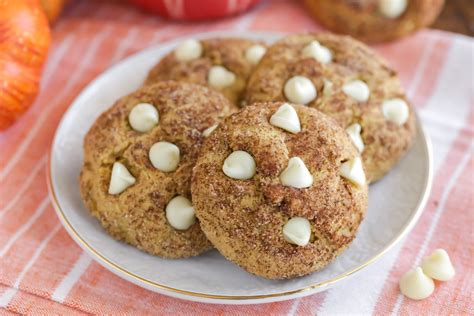 Pumpkin Snickerdoodles With White Chocolate Chips Lil Luna