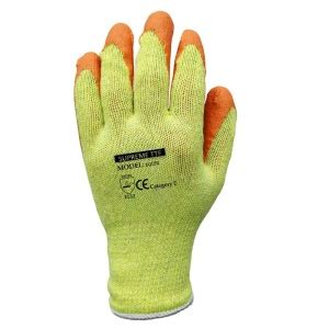 Supreme TTF EQ LTX Orange Latex Gloves SafetyGloves Co Uk