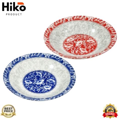 Jual Piring Makan Keramik Motif Bunga 8 Inch 8 Inci White