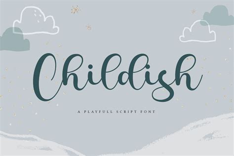 Childish Free Font | Hey Fonts