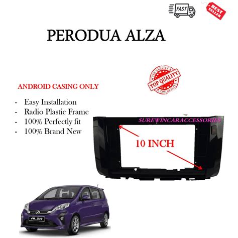 Perodua Alza Inch Android Player Casing Shopee Malaysia