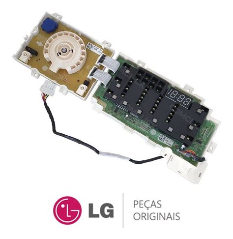 Placa Display Um Conector Lava E Seca LG Wd11wp6 Original Mercado Livre