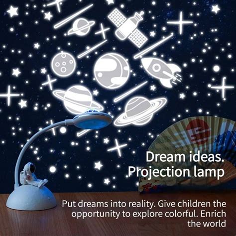 D7 Astronaut Moonlight White Projectile Light Mobile Phone Brackets ...