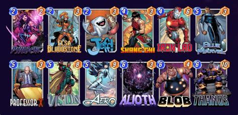 Marvel Snap: Blob Best Decks and Synergies - Mobalytics