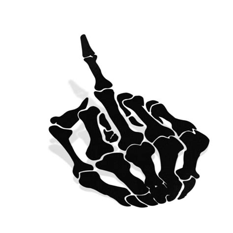 Samolepka Ruka Fuck Off E Cut Cz