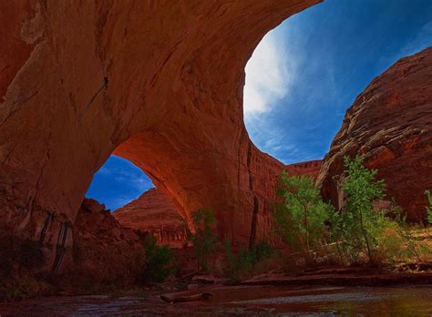 Coyote Gulch Near Escalante Utah Usa The Jacob Hamblin Arch By