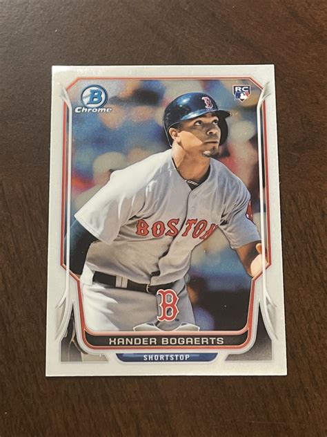 Bowman Chrome Xander Bogaerts Rookie Red Sox Rc Ebay