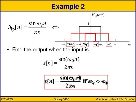 Ppt Ece Fundamentals Of Dsp Lecture B Discrete Time Fourier