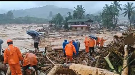 Wayanad Landslide Death Toll 64 Dead As Massive Landslides Hit Kerala