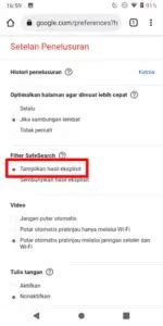 Cara Menonaktifkan Filter Safesearch Di Mesin Pencari Google