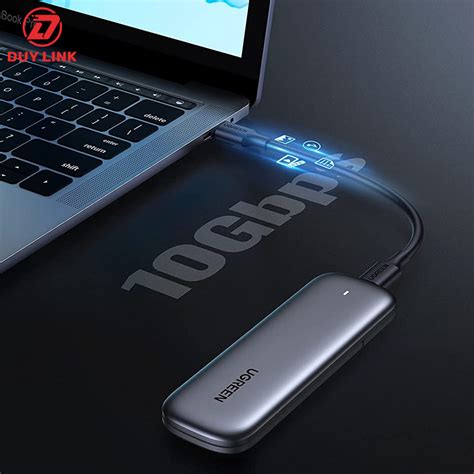 Box đựng ổ Cứng Ssd M2 Nvme Chuẩn Kết Nối Usb Type C Ugreen 60354 Chuyên Cáp Hdmibộ Chuyển