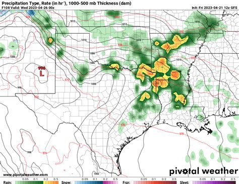 Connor Croff On Twitter Gfs With Slow Moving Supercells Along The Red