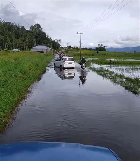 Banjir Kerinci Sungai Penuh Tiga Akses Jalan Utama Terendam Banyak