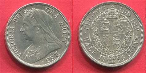 England Großbritannien United Kingdom 1 2 Crown 1885 Queen Victoria 3rd