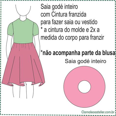 Como Fazer A Modelagem E Corte De Todos Os Tipos De Saia GodÊ Atelier