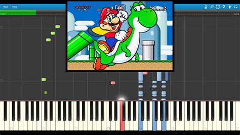 Super Mario World Overworld Theme Synthesia Youtube