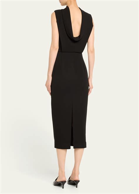 Roland Mouret Cady Midi Dress Bergdorf Goodman