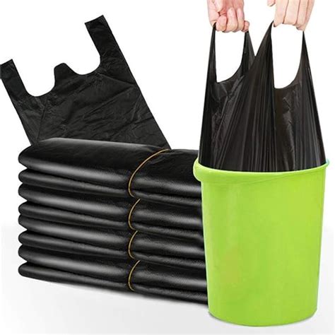 M Top Small Garbage Bags 2 Gallon Plastic Grocery Bags With Handles