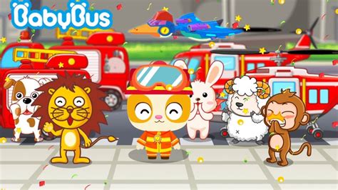 Babybus Bayi Panda Menjadi Polisi Dokter Dan Pemadan Kebakaran Youtube