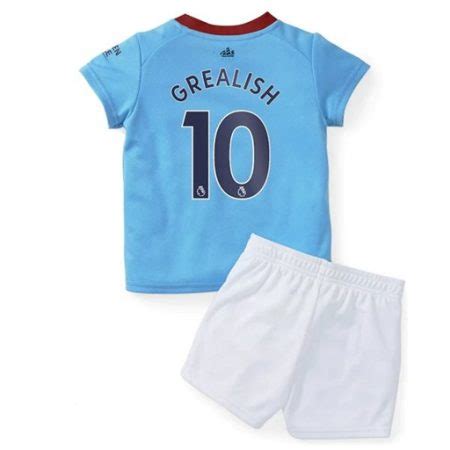 Maillots De Tenue Manchester City Jack Grealish 10 Enfant Domicile 2022