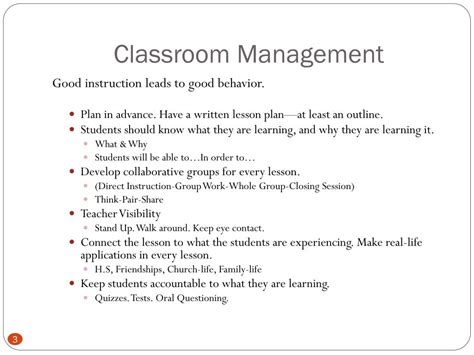 Ppt Classroom Management Powerpoint Presentation Free Download Id